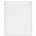 Sparco 3-Ring Plain Tab Divider