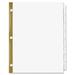 Sparco Premium Reinforced Insertable Tab Index