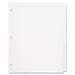 Sparco Straight Collated Index Dividers