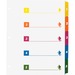 Sparco Quick Index Divider with Table Of Contents Page
