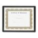 Sparco Framed Certificate