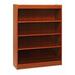 Lorell 01678 4 Shelf Veneer Panel Bookcase, 36''Wx12''Dx48''H, Oak, LLR01678, LLR 01678