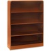 Lorell Radius Hardwood Veneer Bookcase