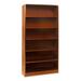 Lorell Radius Hardwood Veneer Bookcase