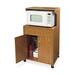 Lorell Microwave Double Shelf Cart