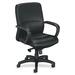Basyx VL682 Mid-Back Chair With Padded Arms