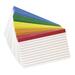 Esselte Color Coded Bar Ruling Index Card