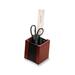 Rolodex Jumbo Leather/Wood Pencil Cup Holder