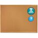 Quartet Oak Frame Bulletin Board with Brackets