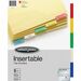 Wilson Jones Insertable Tab Indexes