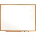 QRTS577 - Marker Board, 6'x4', Oak Frame