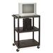 Quartet Adjustable Height Plastic Utility Cart