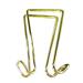 Artistic T1309 Garment Hook, Double, Brass, AOPT1309, AOP T1309