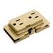 HONH871504V - Duplex Receptacles, Circuit 4, Tan