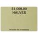 MMF 210030203 Shipping Labels, F/ Halves, 1000 Cap., 100/RL, Sand, MMF210030203, MMF 210030203
