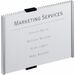 Durable Office Products Durable Aluminum & Acrylic Information Sign Panel