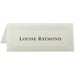 First Base Overtures Embossed Place Card