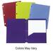 ACCO Accohide Twin Pocket Poly Snapper Folders
