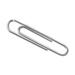 ACCO Jumbo Silverette Paper Clip