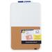 Quartet 00440 Combination Boards, w/ Plastic Frame, 11'' x 17'', White/Cork, QRT00440, QRT 00440