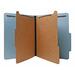NAT01893 - Recycled Folder, Letter, 2 Partitions, 15/BX, Light Blue