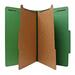 NAT01896 - Recycled Folder, Legal, 2 Partitions, 15/BX, Green