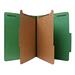 NAT01892 - Recycled Folder, Letter, 2 Partitions, 15/BX, Bright Green