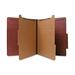 NAT01090 - Recycled Folder, Letter, 2 Partitions, 15/BX, Red