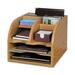Safco 3-Way Corner Radius Organizer
