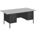 HON Metro Classic Double Pedestal Desk With Overhang