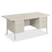 HON Metro Classic Double Pedestal Desk With Overhang