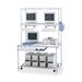 Safco Wire Lan Workstation with Laminate Worksurface