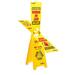 Continental Multilingual Multi-use Floor Caution Sign