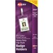 Avery Portrait Badge Holder Clip