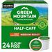 Green Mountain Coffee Roasters Half-Caff K-Cup Coffee - Decaffeinated - Half Caff - 24 / Box