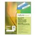Nature Saver 42662 File Folder Label, Laser/Inkjet, 2/3'' x 3-7/16'', 1500/PK, Assorted, NAT42662, NAT 42662