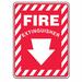 Accuform Signs Fire Extinguisher Sign