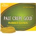 Alliance Rubber Pale Crepe Gold Rubber Band