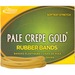 Alliance Rubber Pale Crepe Gold Rubber Band