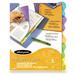 Wilson Jones 5 Viewtab Transparent Subject Divider