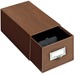 Globe-Weis Index Card Box With Follower Block