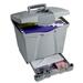 Storex Portable File Box with Supply Drawer