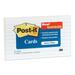 3M Post-it Adhesive Ruled Index Card