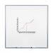 Ghent PLM3-44-0 Phantom Dry Erase Markerboard