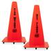 Genuine Joe Bilingual Wet Floor Cone
