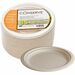 BAU10211 - Sugar Cane Dinner Plates, Biodegradable, 7", 85/PK, White