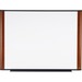 MMMM4836MY - Dry-Erase Boards, Melamine, 4'x3', Mahogany Frame