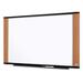 MMMM7248LC - Dry-Erase Boards, Melamine, 6'x4', Light Cherry Frame