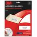 3M Address Label - 1.33" Width x 4" Length - 350 / Pack MMM3200D