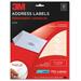 3M Address Label - 1" Width x 2.62" Length - 25 / Pack MMM3400B